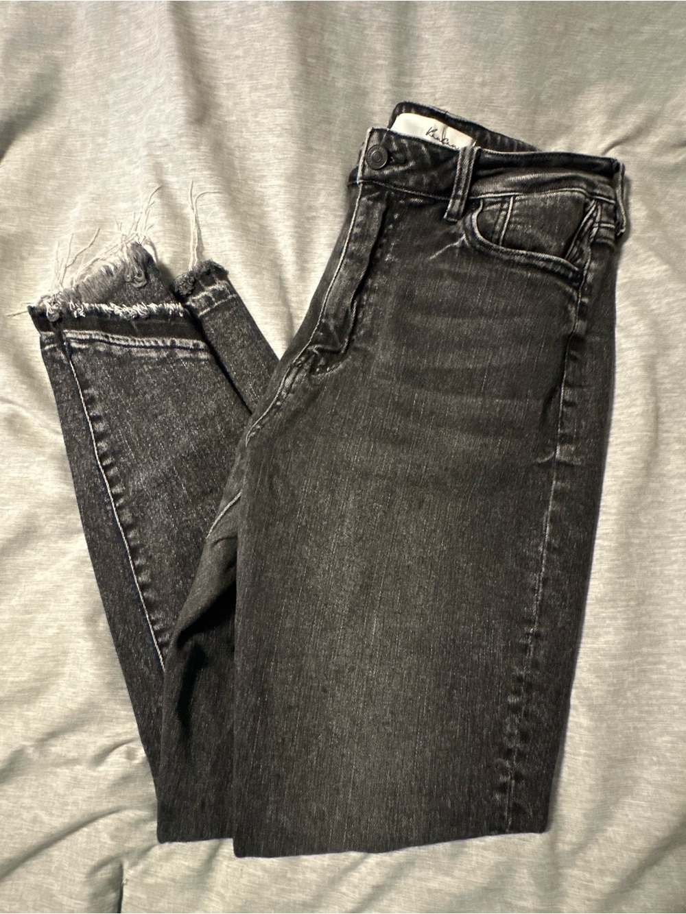Black High-Rise Skinny Jeans - Kancan